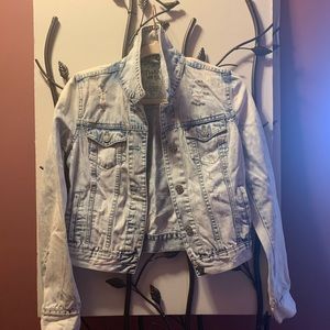 Denim Distressed Jacket junior size